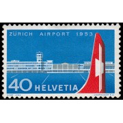 Suiza Switzerland 536 1953 Inauguración del aeropuerto de Zürich-Kloten MH