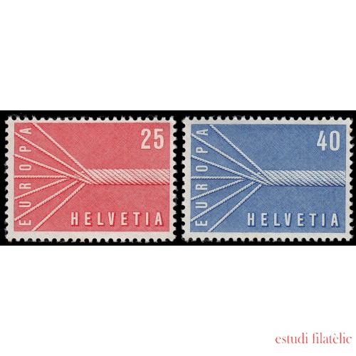 Suiza Switzerland  595/96 1957 Europa MNH