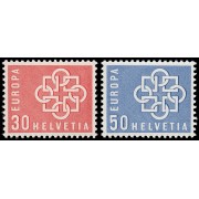 Suiza Switzerland 630/31 1959 Europa MNH