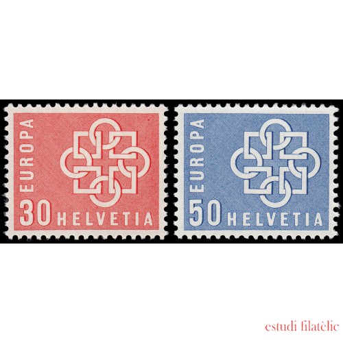 Suiza Switzerland 630/31 1959 Europa MNH