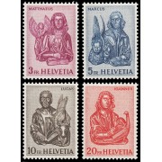 Suiza Switzerland 660C/60F 1961 Evangelistas MNH