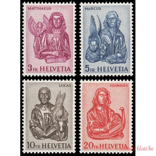 Suiza Switzerland 660C/60F 1961 Evangelistas MNH