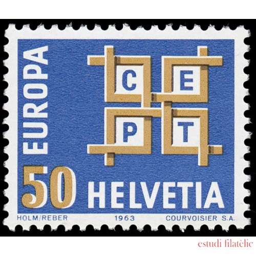 Suiza Switzerland 716 1963 Europa C.E.P.T. MNH