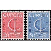 Suiza Switzerland 776/77 1966 Europa MNH