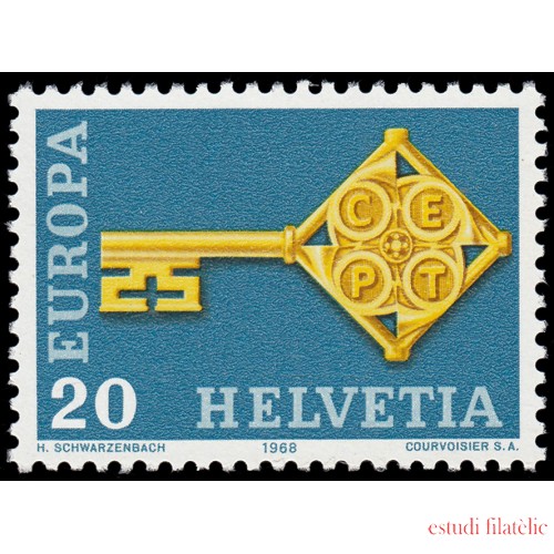 Suiza Switzerland 806 1968 Europa MNH