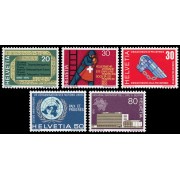 Suiza Switzerland 850/54 1970 Sellos de propaganda MNH