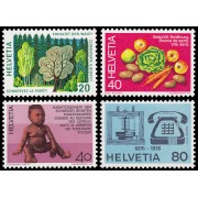 Suiza Switzerland 999/02 1976 Sellos conmemorativos MNH