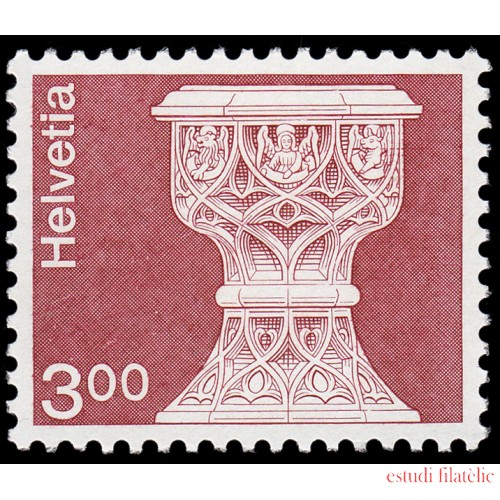 Suiza Switzerland 1090 1979-80 Arquietectura y trabajos artesanales MNH