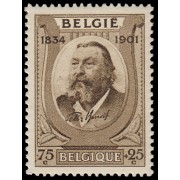 Bélgica 385 1934 Centenario del nacimiento del compositor Peter Benoit  MNH