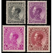 Bélgica 390/93 1934 En pro de los minusválidos de guerra Efigie de Leopoldo III MNH