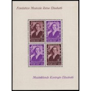 Bélgica HB 7 1937 Fundación musical Reina Elisabeth MNH