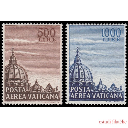 Vaticano Aéreo 22/23 1953 Basílica S.Pedro  MH