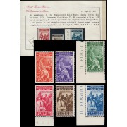 Vaticano 66/71 1935 Congreso jurídico Roma  Gregorio IX MNH