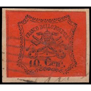 Vaticano 15 1867 Escudo Usados