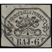 Vaticano 7 1852-64 Escudo Usados