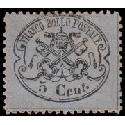 Vaticano 21 1868 Escudo MH