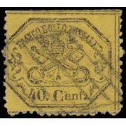 Vaticano 24 1868 Escudo Usados