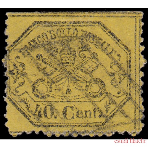 Vaticano 24 1868 Escudo Usados