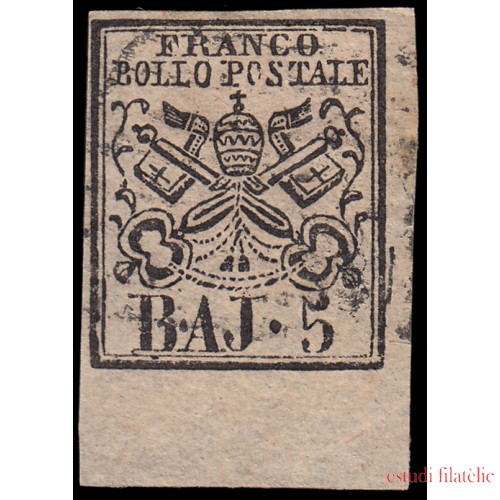 Vaticano 6 1852-64 Escudo Usados