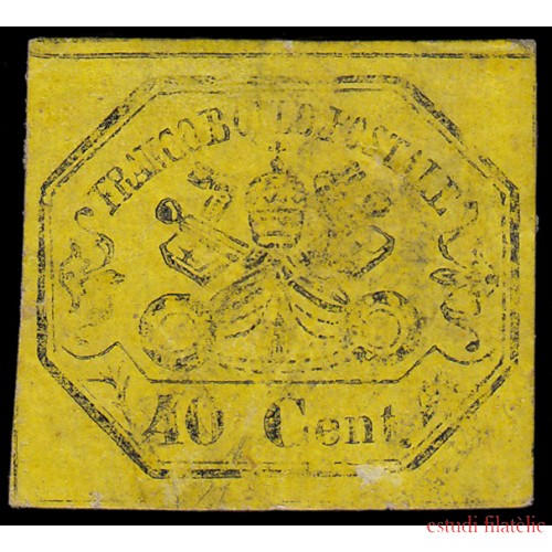 Vaticano 17 1867 Escudo Usado