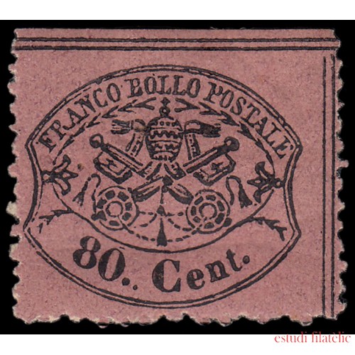 Vaticano 25 1868 Escudo MH