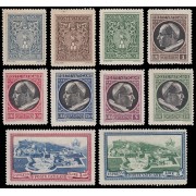 Vaticano 112/19 + 5/6 Expres 1945 Serie Pio XII MNH