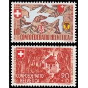 Suiza Switzerland 368/69 1941 Pro patria 650 Aniversario de la Confederación MNH