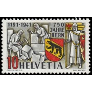 Suiza Switzerland 370 1941 750 Aniversario de la ciudad de Berna MNH