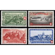 Suiza Switzerland 395/98 1944 Fiesta Nacional MNH