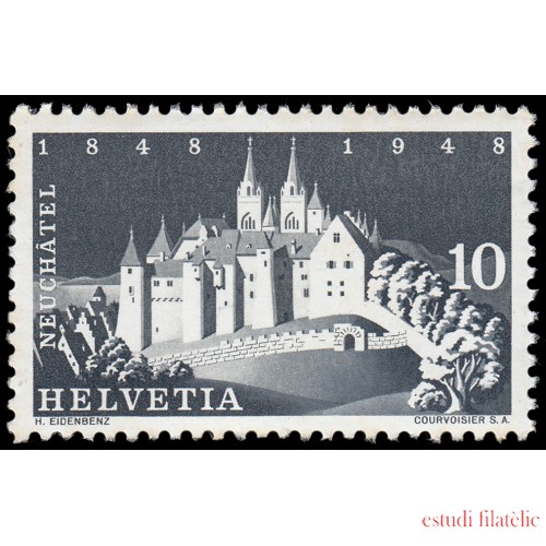 Suiza Switzerland 454 1948 Centenario de la revolución de Neuchâtel MNH