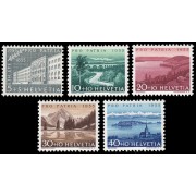 Suiza Switzerland 562/66 1955 Pro patria MNH