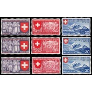 Suiza Switzerland 320/28 Exposición nacional Suiza MNH