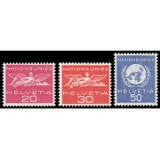 Suiza Switzerland  Servicios 405/07 S 1959 Naciones Unidas MH