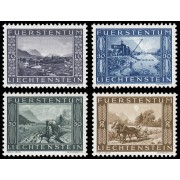 Liechtenstein 193/96 1943 Canales Agricultura MNH