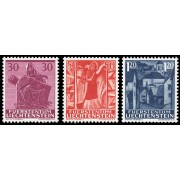 Liechtenstein 370/72 1962 Navidad MNH