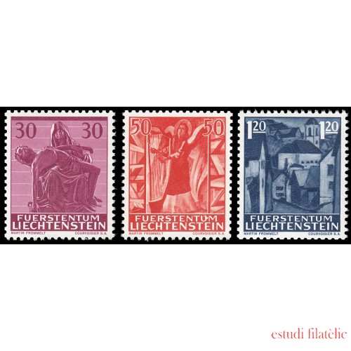 Liechtenstein 370/72 1962 Navidad MNH