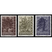 Liechtenstein 333/35 1958 Árboles y arbustos MNH