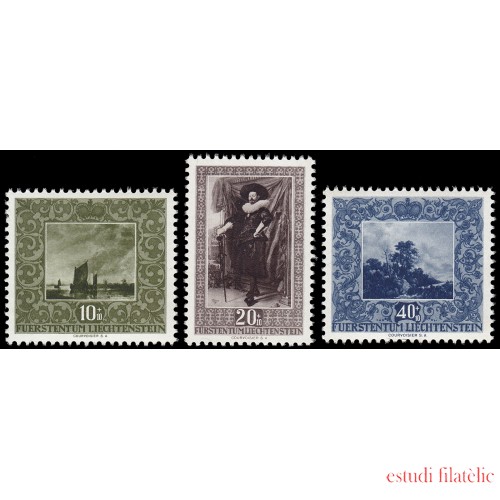 Liechtenstein 263/65 1951 Pinturas de la Pinacoteca del Príncipe, Vaduz (II) MNH