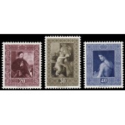 Liechtenstein 268/70 1952 Pinturas de la Pinacoteca del Príncipe, Vaduz (III) MNH