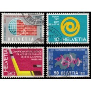 Suiza Switzerland 673/76 1961 Sellos de propaganda Usados