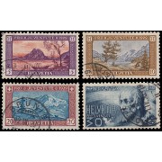 Suiza Switzerland 235/38 1929 Pro juventud Lagos y Montes Nicolás de Fleu Usados