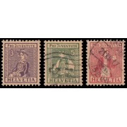 Suiza Switzerland 154/56 1917 Pro juventud Usados