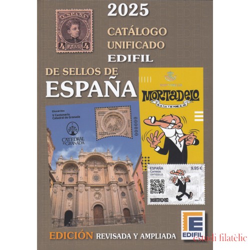 Catálogo Unificado Edifil Sellos de España Ed. 2025