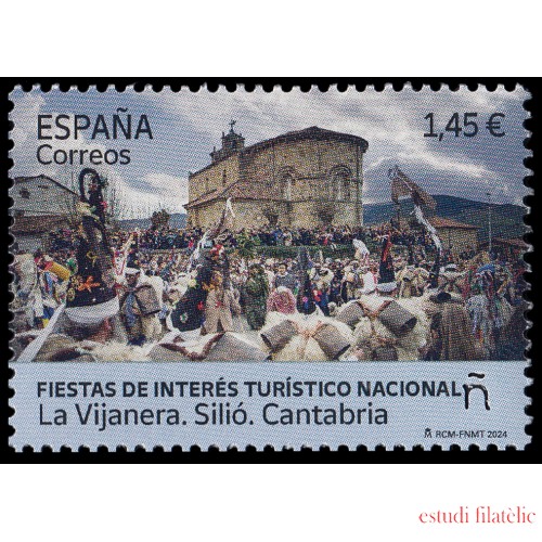 España Spain 5718 2024 Fiestas de Interés Turístico Nacional La Vijanera Silió Cantabria MNH