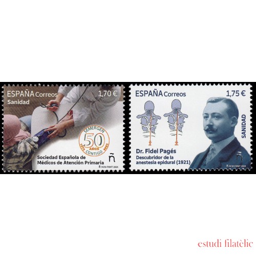 España Spain 5724/25 2024 50 aniv. de SEMERGEN Doctor Fidel Pagés MNH