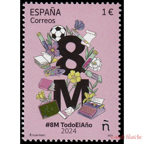 España Spain 5727 2024 8 de Marzo 8MTodoElAño Día Internacional de la Mujer MNH