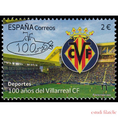 España Spain 5730 2024 Deportes 100 años del Villarreal CF MNH