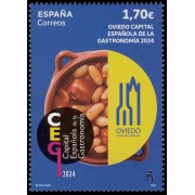 España Spain 5739 2014 Oviedo Capital española de la Gastronomía 2024 MNH