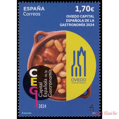 España Spain 5739 2014 Oviedo Capital española de la Gastronomía 2024 MNH