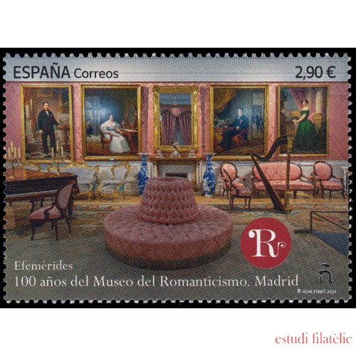 España Spain 5748 2024 100 años del Museo del Romanticismo Madrid MNH